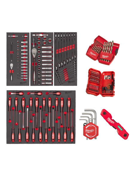 Carrello portautensili a 7 cassetti + Assortimento base per carrello da 170 PZ