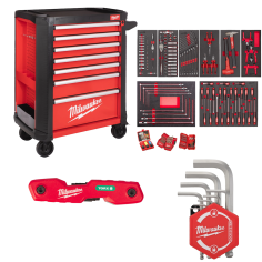 Carrello portautensili+Assortimento automotive+Set chiavi torx+Chiavi esagonali