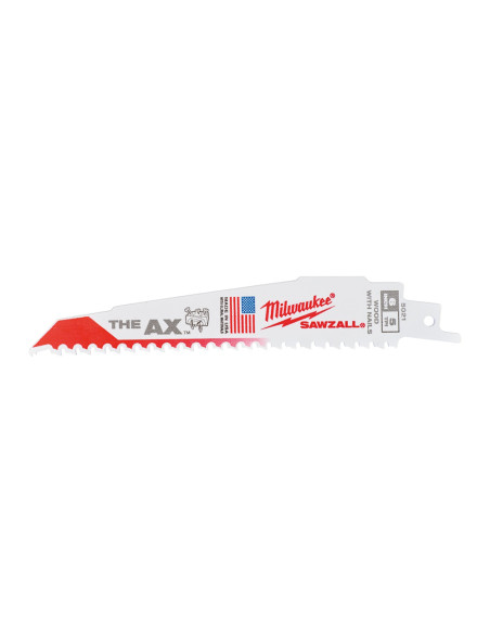 MILWAUKEE Lame demolizione Heavy Duty Legno con chiodi 150mm 5 Denti per pollice