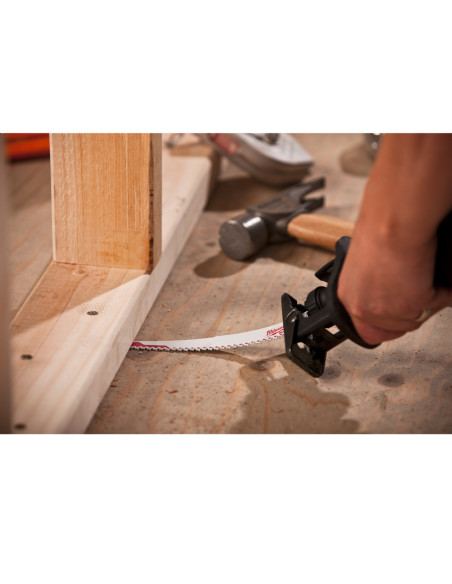 MILWAUKEE Lame demolizione Heavy Duty Legno con chiodi 230mm 5 Denti per pollice