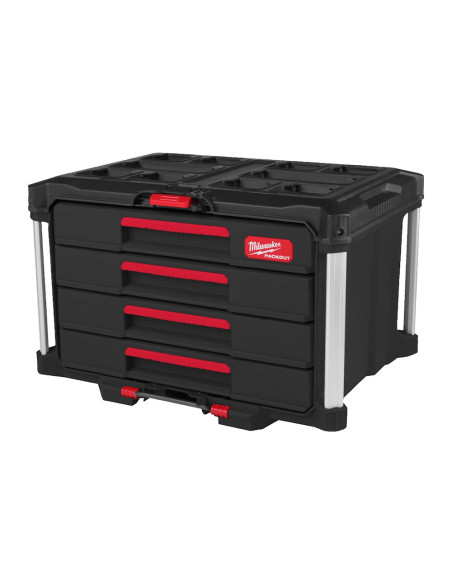 MILWAUKEE PACKOUT Cassettiere portautensili con 4 cassetti 363 x 564 x 414 mm