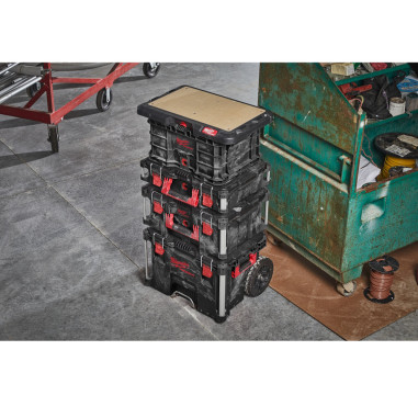 MILWAUKEE PACKOUT Piano di lavoro 53 x 607 x 389 mm Capacità di carico 22 kg