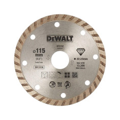 DeWALT DT3702-QZ DISCO DIAMANTATO SINTETIZZATO 115 MM FORO 22,3 MM