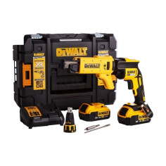 DeWALT DCF620D2K avvitatore cartongesso 18V XR Litio 2 Ah con caricatore viti