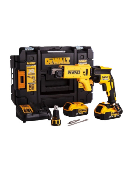 DeWALT DCF620D2K avvitatore cartongesso 18V XR Litio 2 Ah con caricatore viti