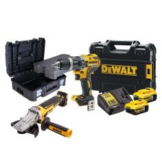 DeWALT DCK255P2T kit utensili BRUSHLESS XR 18V DCD796 DCG405FN