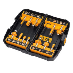 DeWALT DT90016-QZ SET 12 pz PUNTE FRESE DA LEGNO TAGLIO RAPIDO GAMBO 8 mm