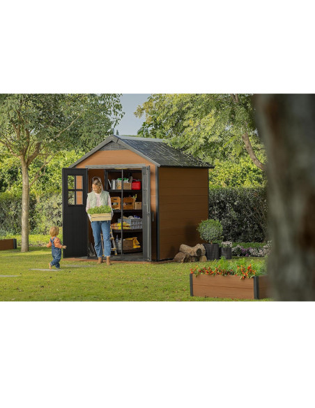 Keter Newton casetta capanno box da giardino porta utensili varie misure