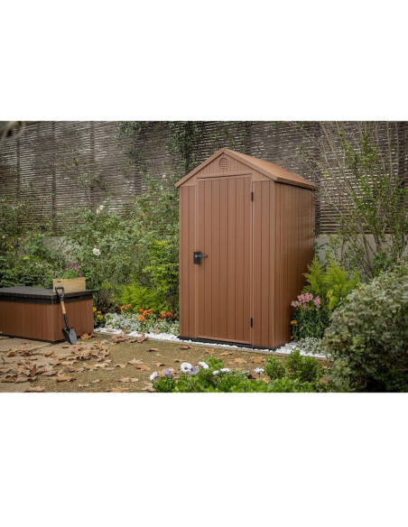 Keter Darwin casetta marrone capanno box da giardino porta utensili varie misure