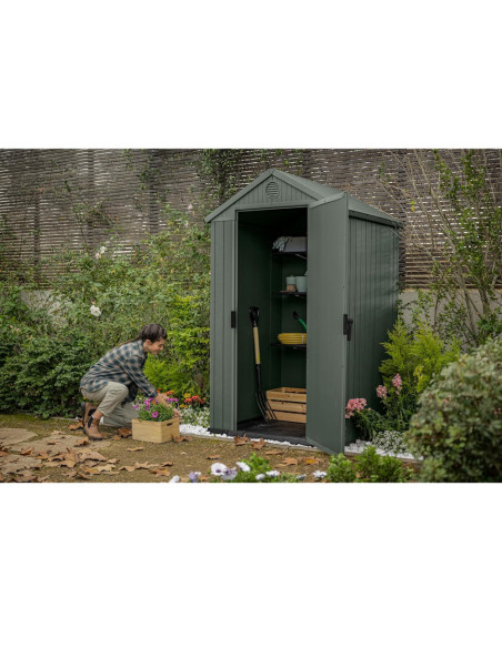 Keter Darwin casetta verde capanno box da giardino porta utensili varie misure