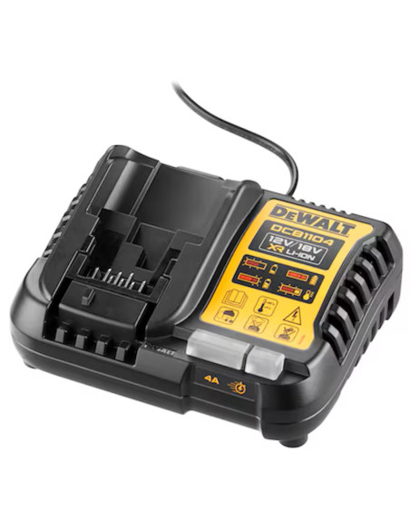 DeWalt Caricabatteria multivoltaggio XR velocità di ricarica di 4 A 12 V - 18 V