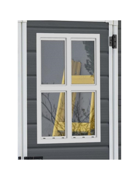 Keter Manor 6 x 5 Nera casetta capanno box da giardino porta utensili