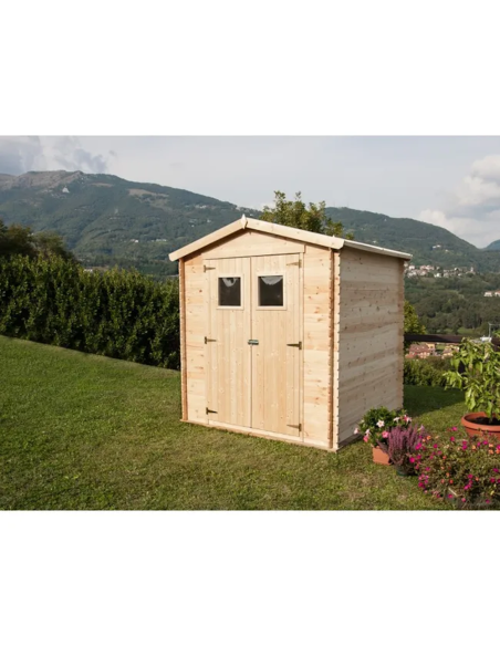 Losa Legnami Casetta Giada 180 x 130 Materiale Abete grezzo non trattato