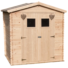 Losa Legnami Casetta Giada 180 x 130 Materiale Abete grezzo non trattato