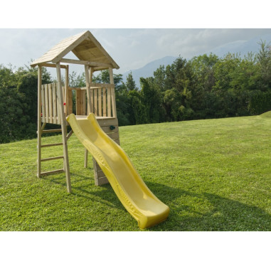 Losa Legnami Torretta Kicca con scivolo e arrampicata per bambini 4-10 Anni