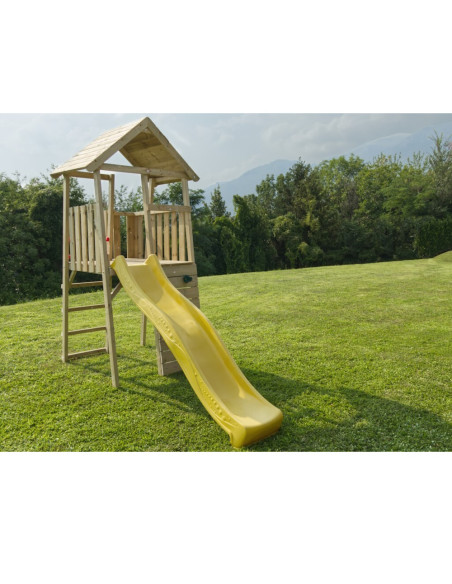 Losa Legnami Torretta Kicca con scivolo e arrampicata per bambini 4-10 Anni