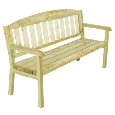 Losa Legnami Panca Delia da esterno in legno di pino impregnato 175x63x97h cm