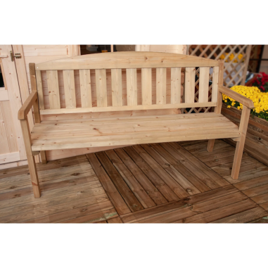 Losa Legnami Panca Delia da esterno in legno di pino impregnato 175x63x97h cm