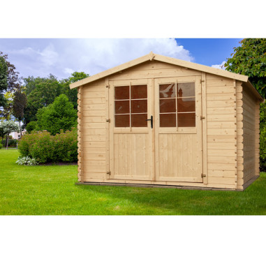 Losa Legnami Casetta ASTRID in legno nordico 300 x 300 x H226 cm senza pavimento