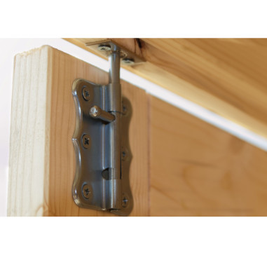 Losa Legnami Casetta ASTRID in legno nordico 300 x 300 x H226 cm senza pavimento