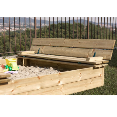 Losa Legnami Sabbiera Smart in pino impregnato in autoconclave 112 x 112 cm
