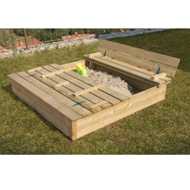 Losa Legnami Sabbiera Smart in pino impregnato in autoconclave 112 x 112 cm