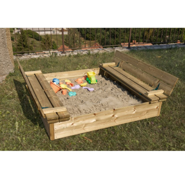 Losa Legnami Sabbiera Smart in pino impregnato in autoconclave 112 x 112 cm