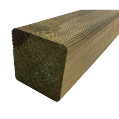5 Pezzi Losa Legnami Profilo in pino impregnati 9 x 9 cm varie lunghezze