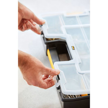 Stanley Organizer SortMaster a 12 scomparti capacità di peso di 7 kg