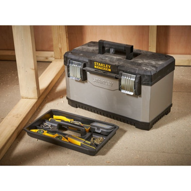 Stanley Cassetta "Metal-Plastic" FatMax con Vaschetta 51 x 29 x h29 cm