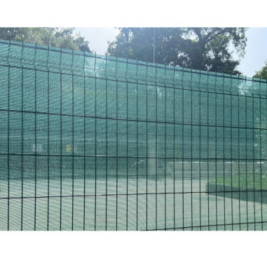 Rete telo ombreggiante verde 99% frangivista frangisole oscurante altezza 1 m