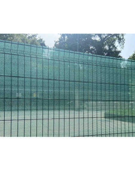 Rete telo ombreggiante verde 99% frangivista frangisole oscurante altezza 2 m