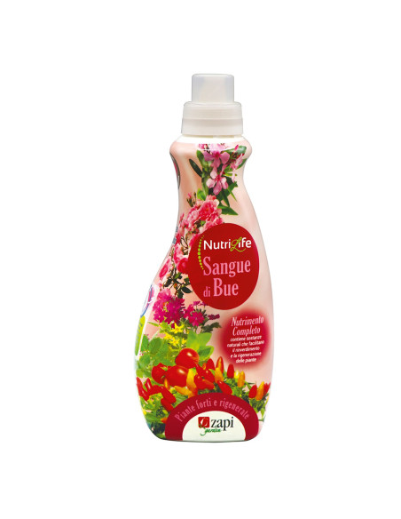 ZAPI Concime Nutrimento liquido naturale a base di sangue di bue 1 KG