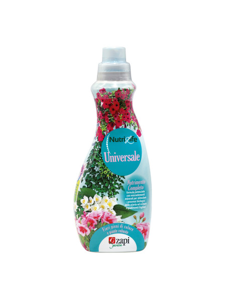 ZAPI Concime liquido concentrato per piante verdi e fiorite Universale da 1 Lt
