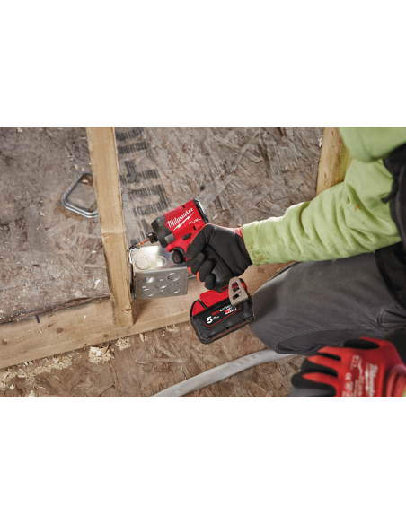 MILWAUKEE Avvitatore ad impulsi ¼″ esagonale M18 FID3-502X FUEL 18 V 5 AH