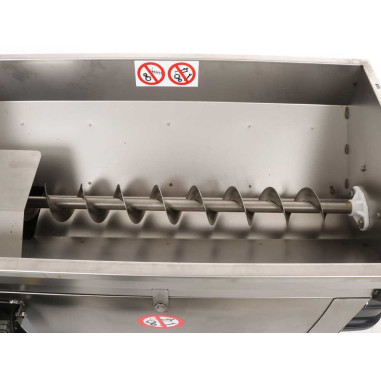 PIGIADIRASPATRICE INOX UVA APRIBILE CON VASCA E POMPA MOTORE DA 1800W