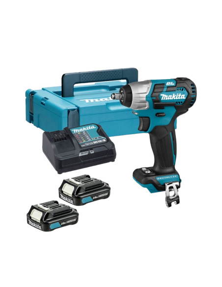 MAKITA TW160DSAJ Avvitatore ad impulsi CXT 12V 3/8 2 batterie 2,0 Ah