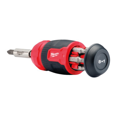 MILWAUKEE Giraviti multiuso 8 Bit in 1 Compact Multi-Bit Screwdriver