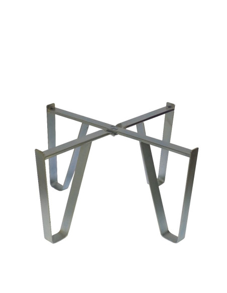 Base in Acciaio Zincato per Botti - Sicurezza e Resistenza 47 cm 100 L