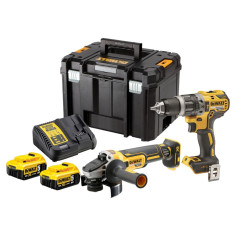 DeWALT DCK2080P2 kit utensili BRUSHLESS 18V DCD796 + DCG405 in valigia