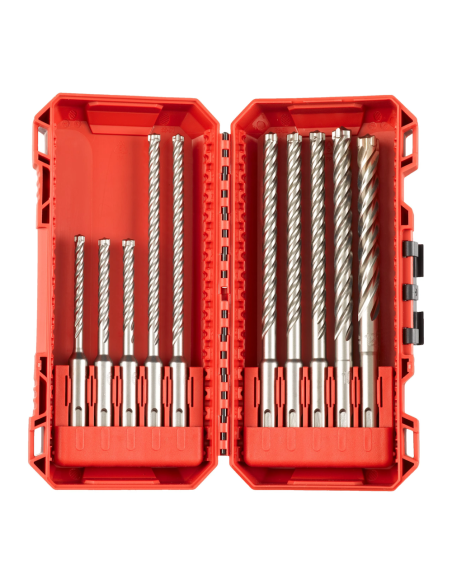MILWAUKEE Set 3 punte SDS-PLUS 10pz MX4 4 taglienti 10 punte