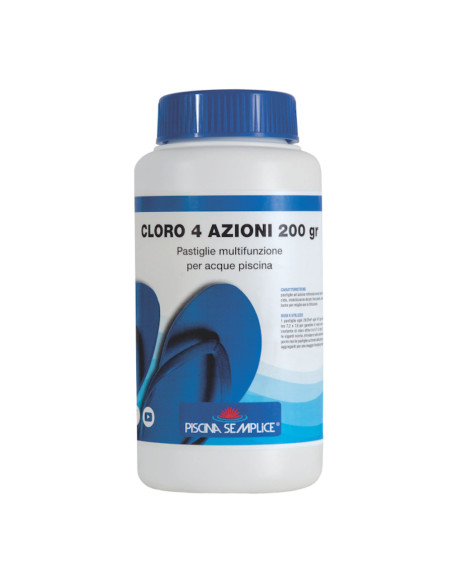 CLORO MULTI AZIONE PASTIGLIE PER PISCINA TRATTAMENTO ACQUA 5 e 1 KG