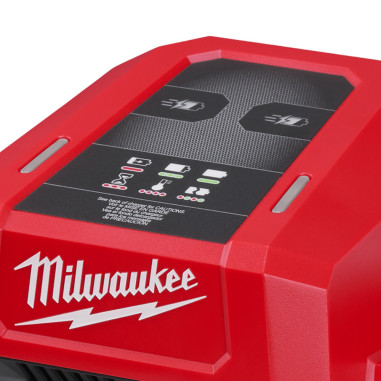 MILWAUKEE Caricabatterie M18 DBSC simultaneo super rapido 18 V 2,5 Kg