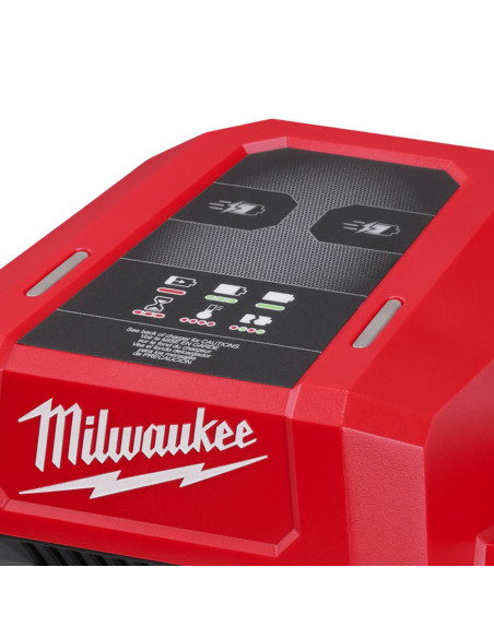 MILWAUKEE Caricabatterie M18 DBSC simultaneo super rapido 18 V 2,5 Kg