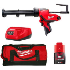 MILWAUKEE Pistola per silicone con portacartuccia 310ml M12 PCG/310C-201B 12 V