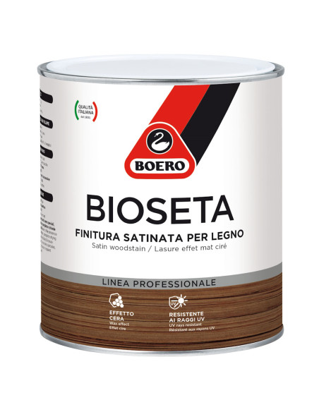 Boero Bioseta Finitura satinata per legno Impregnante ad effetto cera