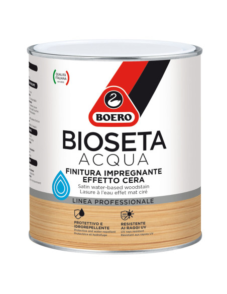 Boero Bioseta Acqua Finitura impregnante all'acqua ad effetto cera