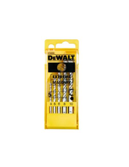 DeWALT DT6956-QZ Serie assortimento 5 punte per muratura calcestruzzo