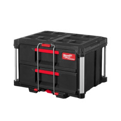 Cassetta portautensili cassettiera 2 cassetti sistema packout vuota