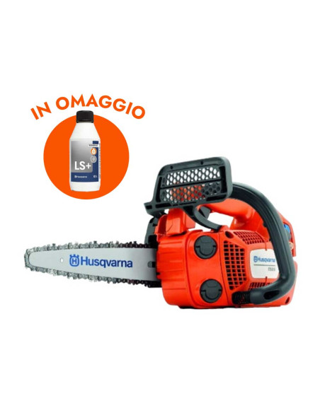 MOTOSEGA POTATURA HUSQVARNA T525C CARVING X-TORQ 27 cc BARRA A PUNTA 25 cm 2,7 Kg